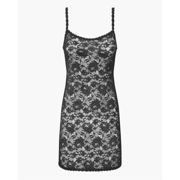Cosabella Other - Cosabella Never Say Never Foxie Chemise Black Lace Women’s Size SP O45